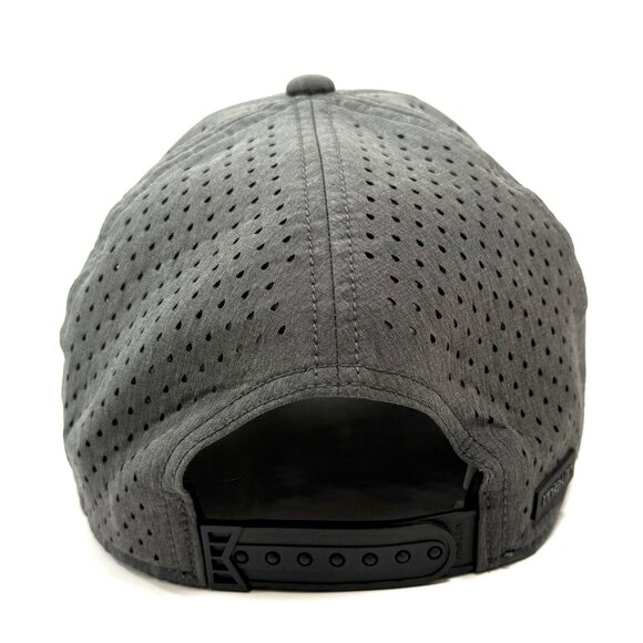 Melin A-Game Hydro Performance Snapback Hat Gray Vented Adjustable OSFA Golf - Picture 4 of 12